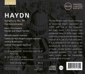 CD Joseph Haydn: London Symphony No.99 : Harmoniemesse 446858