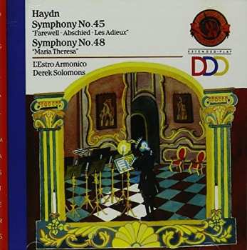 Album Joseph Haydn: Symphony No. 45 "Farewell"  & Symphony No.48 "Maria Theresa"