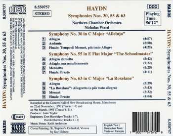 CD Joseph Haydn: Symphonies Vol. 10 No. 30 "Alleluja" • No. 55 "The Schoolmaster" • No. 63 "La Roxelane" 426968