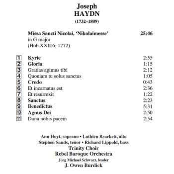 CD Joseph Haydn: Nikolaimesse / Nelson Mass 439582