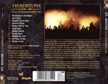 CD UFO: Headstone: Live At Hammersmith 1983 15581