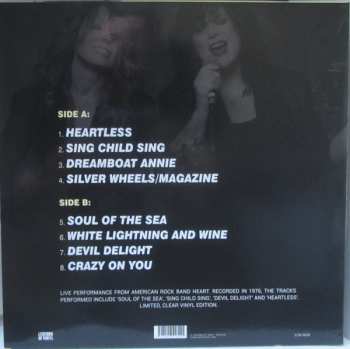 LP Heart: Soul Of The Sea. Radio Broadcast October 16, 1976 LTD | CLR 131731