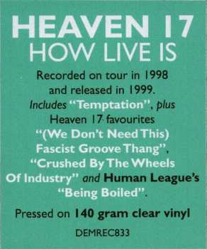 LP Heaven 17: How Live Is CLR 62524