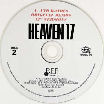 2CD Heaven 17: Penthouse And Pavement DLX