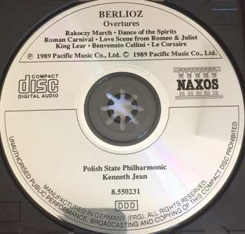 CD Hector Berlioz: Overtures 174113