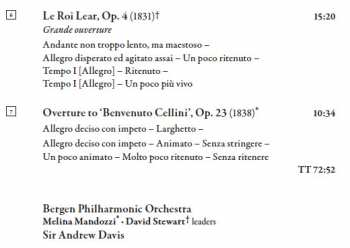 SACD Hector Berlioz: Overtures 337354