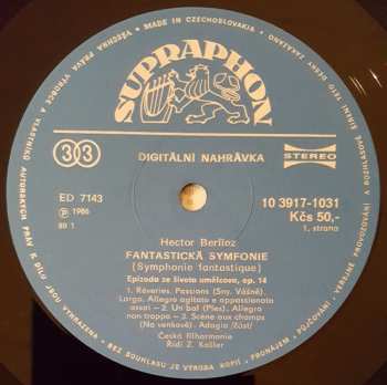 LP Hector Berlioz: Symphonie Fantastique (Episode De La Vie D'Un Artiste), Op. 14 365331