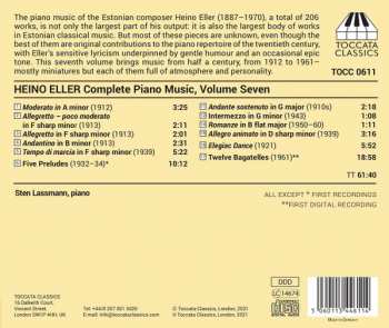 CD Heino Eller:  Complete Piano Music, Volume Seven 315817
