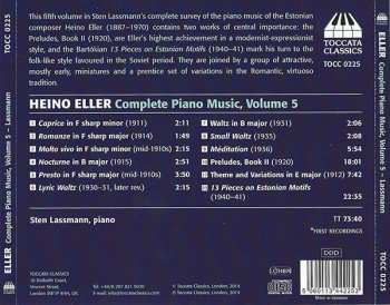CD Heino Eller: Complete Piano Music Volume Five 537291