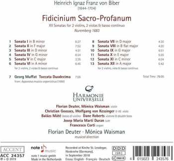 CD Heinrich Ignaz Franz Biber: Fidicinium Sacro-Profanum 122659