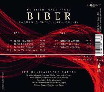 2CD Heinrich Ignaz Franz Biber: Harmonia Artificioso - Ariosa 179862