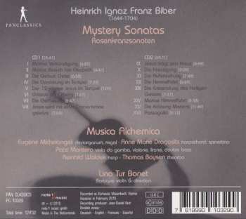 2CD Heinrich Ignaz Franz Biber: Mystery Sonatas - Rosenkranzsonaten 113665