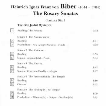 2CD Heinrich Ignaz Franz Biber: The Rosary Sonatas 105299