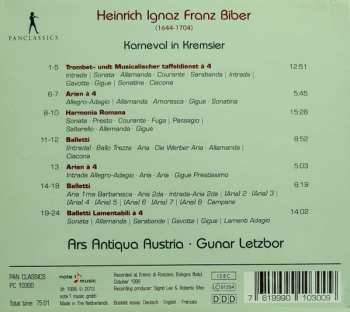 CD Heinrich Ignaz Franz Biber: Karneval in Kremsier DIGI 338207