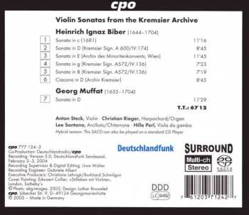 SACD Heinrich Ignaz Franz Biber: Violin Sonatas From The Kremsier Archive 158037