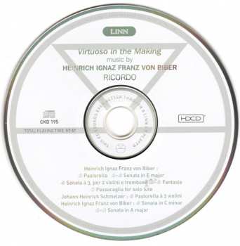 CD Heinrich Ignaz Franz Biber: Virtuoso In The Making (Music By Heinrich Ignaz Franz von Biber) 440777