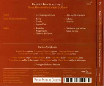 CD Heinrich Isaac: Missa Misericordias Domini & Motets 284709