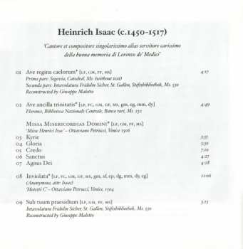 CD Heinrich Isaac: Missa Misericordias Domini & Motets 284709