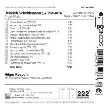 SACD Heinrich Scheidemann: Organ Music 486833