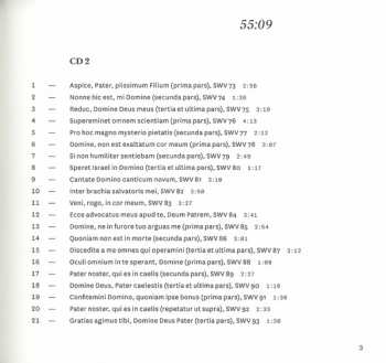 2CD Heinrich Schütz: Cantiones Sacrae 180147