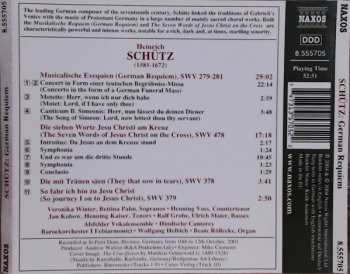 CD Heinrich Schütz: German Requiem • The Seven Words Of Jesus Christ On The Cross 261774