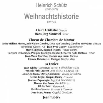CD Heinrich Schütz: Weihnachtshistorie 304792