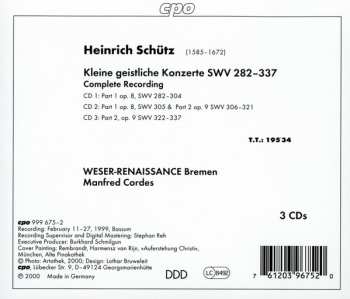 3CD Heinrich Schütz: Kleine Geistliche Konzerte 114348