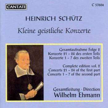 Album Heinrich Schütz: Kleine Geistliche Konzerte Vol.2