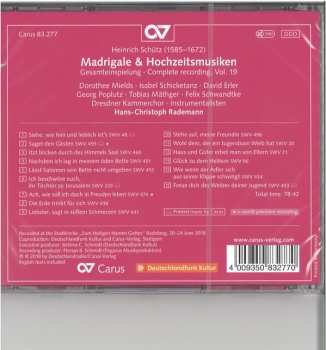 CD Heinrich Schütz: Madrigale & Hochzeitsmusiken 147160