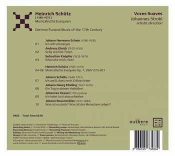 CD Heinrich Schütz: Musicalische Exequien - German Funeral Music Of The 17th Century 150474