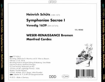 2CD Heinrich Schütz: Symphoniae Sacrae I 288907