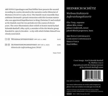 CD Heinrich Schütz: Weihnachtshistorie, Auferstehungshistorie 320820