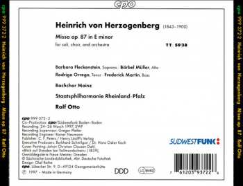 CD Heinrich Von Herzogenberg: Missa Op. 87 115147