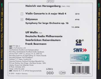 CD Heinrich Von Herzogenberg: Violin Concerto ∙ Odysseus 112728