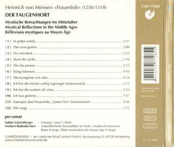 CD Heinrich von Meißen: Der Taugenhort: Mystical Reflections In The Middle Ages 411609