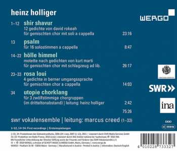 CD Heinz Holliger: Choral Utopia 260571