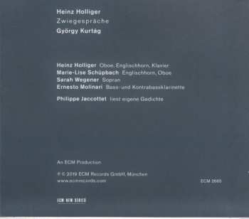 CD Heinz Holliger: Zwiegespräche 301573