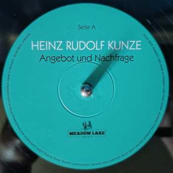 2LP Heinz Rudolf Kunze: Angebot Und Nachfrage