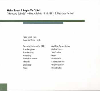CD Heinz Sauer: Hamburg Episode - Live At Fabrik 91072