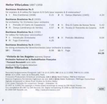 CD Heitor Villa-Lobos: Bachianas Brasileiras Nos. 1, 2, 5 & 9 186051