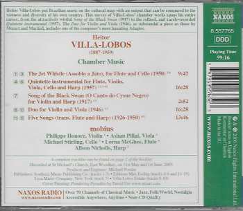 CD Heitor Villa-Lobos: Chamber Music, The Jet Whistle / Song Of The Black Swan / Duo For Violin And Viola 346865