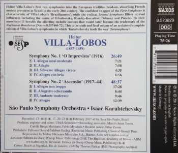 CD Heitor Villa-Lobos: Symphonies Nos. 1 And 2 337307