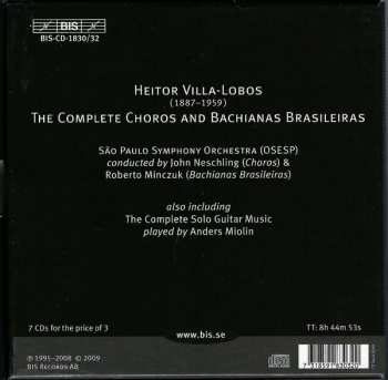 7CD Heitor Villa-Lobos: The Complete Choros And Bachianas Brasileiras 282837