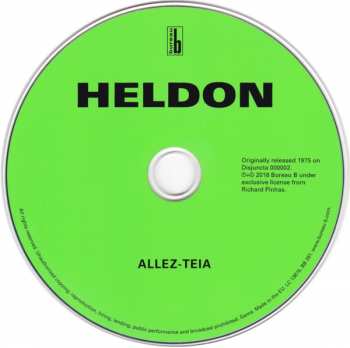 CD Heldon: Heldon II Allez-Teia (αλετεια) 116860