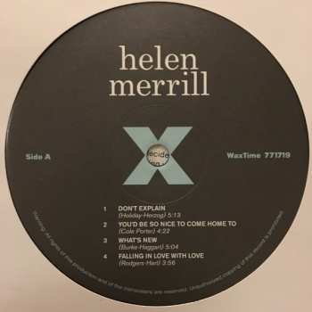 LP Helen Merrill: Helen Merrill 60791