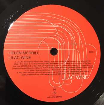LP Helen Merrill: Lilac Wine LTD 405697