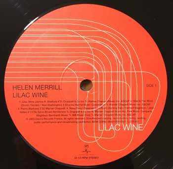 LP Helen Merrill: Lilac Wine LTD 405697