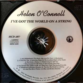 CD Helen O'Connell: I've Got The World On A String