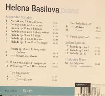 CD Helena Basilova: Picturing Scriabin 451118