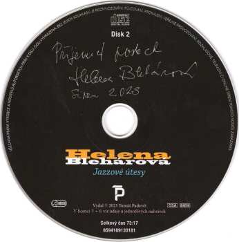 2CD Helena Blehárová: Jazzové Útesy (43 Originálních Nahrávek Z Let 1963 - 1990) 510102